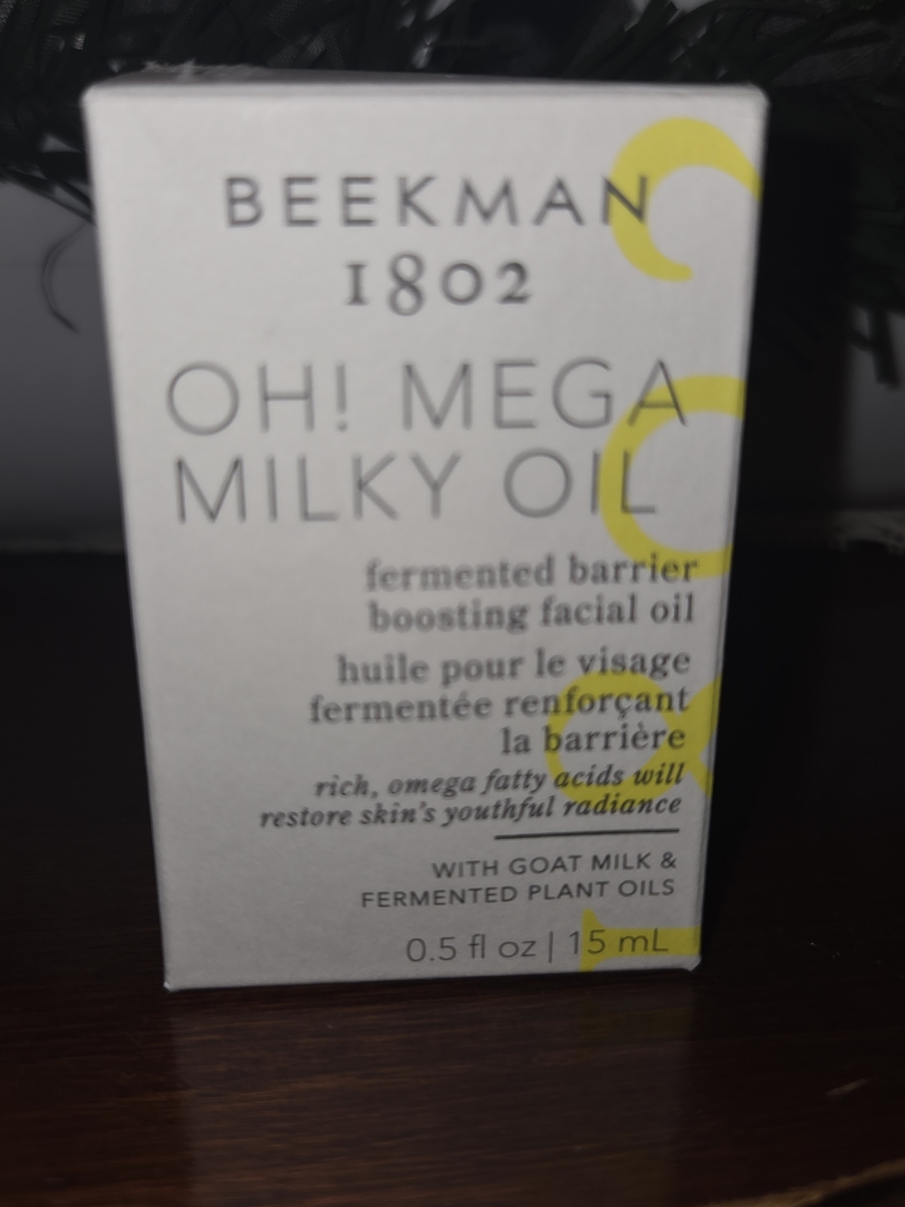 Beekman 1802 Oh! Mega Milky Oil Facial Oil 15mL 0.5 oz Barrier Boosting New